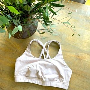 Lululemon pale pink energy bra size 8
